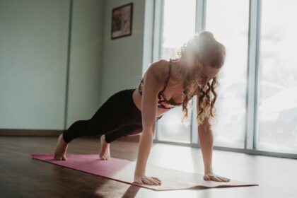Plank exercise correct technique core workout